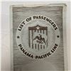 Image 2 : 1927 Panama Pacific Line List Of Passengers Pamphlet