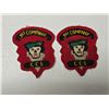 Image 1 : 2x Vintage Military Vietnam War Era 1st Company C C S Patches