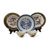 Image 1 : 3x China Decorative Plates With Dragons & 2 Bowls