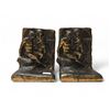 Image 1 : 2x Vintage Cole Bronze First Nations Archer Bookends