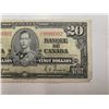 Image 3 : 1937 Canadian $20 Bank Note