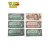 Image 1 : 6x Vintage Canadian Bank Notes : 2x $2 Bills 1954 & 1986 & 4x 1967 $1 Bills