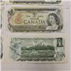 Image 2 : 17x 1973 Canadian $1 Bank Notes