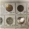 Image 2 : 17x 1971 Canadian British Columbia Dollar Coins