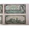 Image 3 : 6x Canadian 1867-1967 $1 Bank Notes
