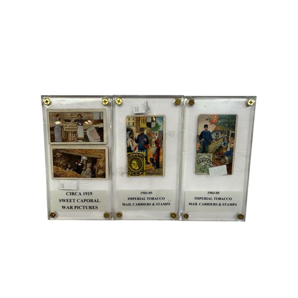 4x Antique Cigarette Cards: Sweet Caporal & Imperial Tobacco
