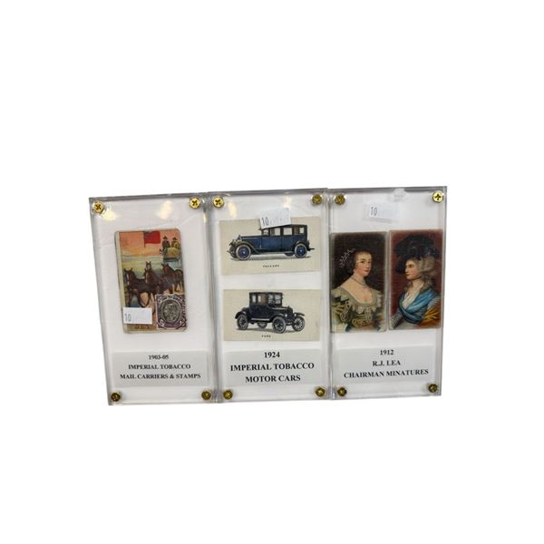 5x Antique Cigarette Cards: Imperial Tobacco & R J Lea