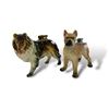 Image 1 : 2x Vintage Porcelain Dog Lighters