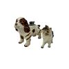 Image 2 : 2x Vintage Porcelain Dog Lighters