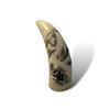 Image 1 : Vintage Scrimshaw Carved Marine Ivory