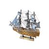 Image 2 : 2x Vintage Wooden Model Ships (Smaller One Is HMS Victory)