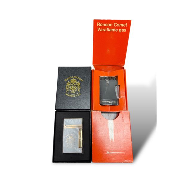 2x Vintage Lighters: Macanudo Montego Y Cia & Ronson
