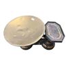 Image 2 : Vintage Cast Metal Brass Plate Scale