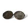 Image 1 : 2x Antique Pewter Warming Plates