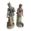 Image 2 : Vintage Figurines: Porcelain People, Foo Dog, Mud Man