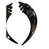 Image 3 : 2x Vintage Carved Horn Wall Art "Philippines / Manila "
