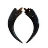 Image 4 : 2x Vintage Carved Horn Wall Art "Philippines / Manila "