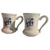 Image 3 : 3x Vintage Porcelain Items: Black Label Ashtray & 2x Shaving Mugs