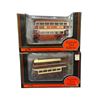 Image 1 : 2x Vintage Precision Die-Cast Models First Editions Double Decker Busses 1:76th Scale