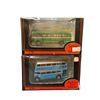 Image 1 : 2x Vintage Precision Die-Cast Models First Editions Double Decker Busses 1:76th Scale