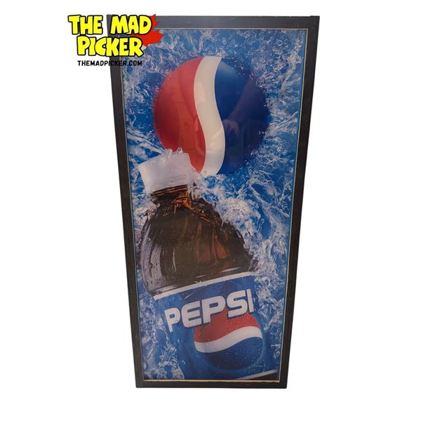 Vintage Pepsi Light Up Advertising Store Display