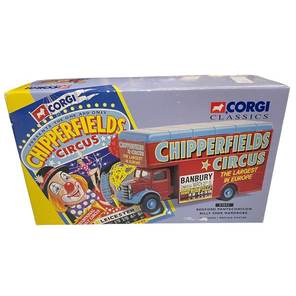 1994 Corgi Classics Chipperfields Circus Bedford Pantechnicon Billy Smee Wardrobe Van