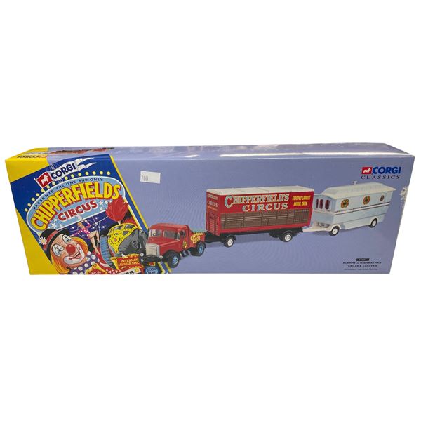 1994 Corgi Classics Chipperfields Circus Scammell Highwayman Trailer & Caravan