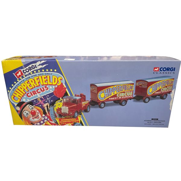 1994 Corgi Classics Chipperfields Circus Scammell Highwayman With 2 Trailers