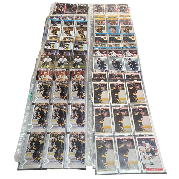 50x Sheets Of Vancouver Canucks NHL Hockey Cards