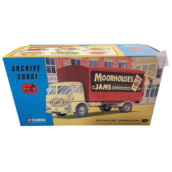 1997 Archive Corgi ERF KV Box Lorry - Moorhouses Jam
