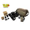 Image 1 : Vintage Nikon F4 Camera With Lense, Eye Piece, & Bag