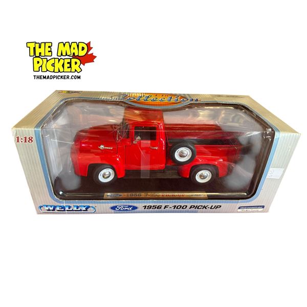 New Welly Ford 1956 F-100 Pick UP 1:18th Scale Die Cast Truck