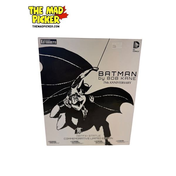 DC Comics Bob Kane Bateman 75th Anniversary Artfx + Statue Commemorative Limited Edition
