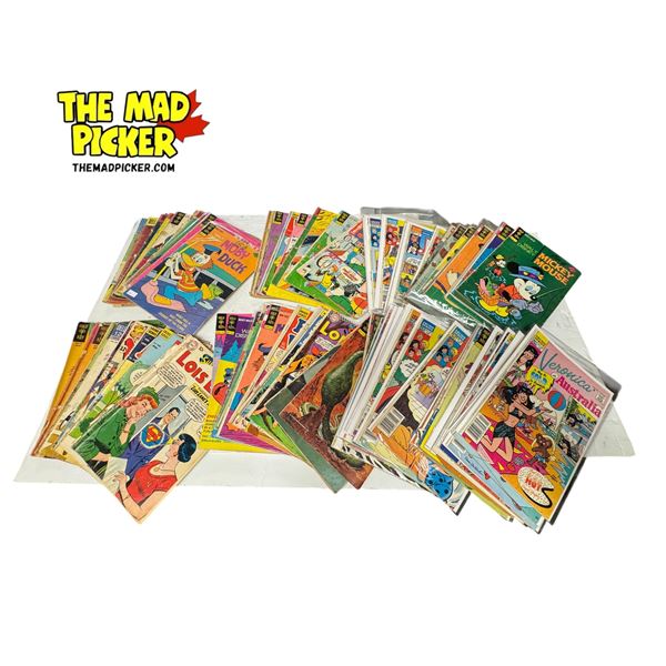 Assorted Comic Books : Wal Disney, Archie, The Rifle Man, Lassie, & More