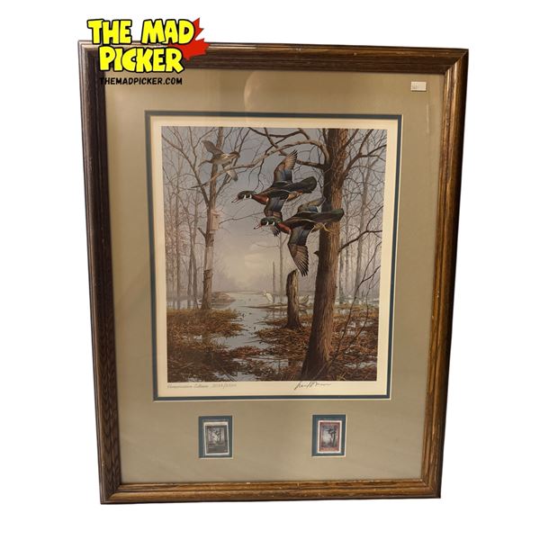 David A. Maass Signed Conversation Edition Print 3058/5500 With 2x Stamps