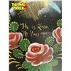 Image 2 : Vintage Hand Painted Nativity Scene On Board Art