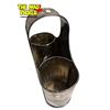 Image 2 : Vintage Plated Handled Flower Bouquet Holder