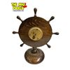 Image 3 : Vintage Variety: Ashtrays, McCormick Decanter, & Ships Wheel Table Clock