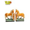 Image 8 : Assorted Animal Figurines: Goebel Pigs, Poole Rabbit, Horse Bookends, & More