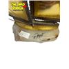Image 3 : 3x Vintage Brass Collectibles: Artist Signed Brass Sail Boat On Quartz Base, Zebra, & Unicorn