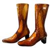 Image 1 : 2x Vintage Art Glass High Heel Boots