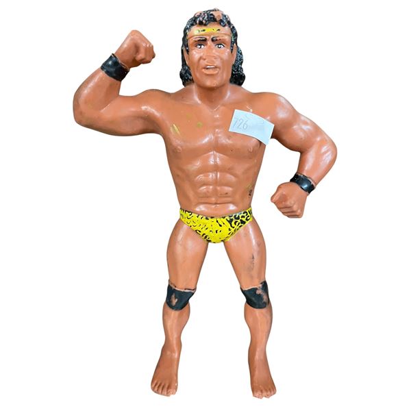 1986 Titan Sports LJN Jimmy Superfly Snuka Rubber Wrestler Toy