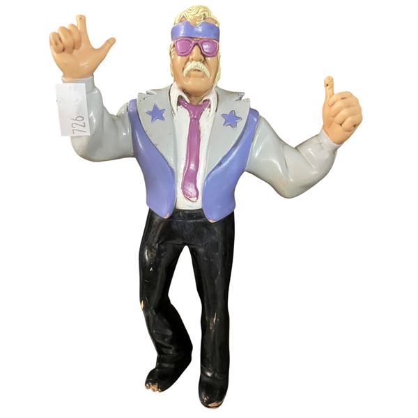 1987 LJN Johnny Valiant Rubber Wrestler Toy