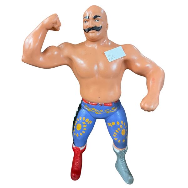 1984 Titan Sports LJN Iron Sheik Rubber Wrestler Toy