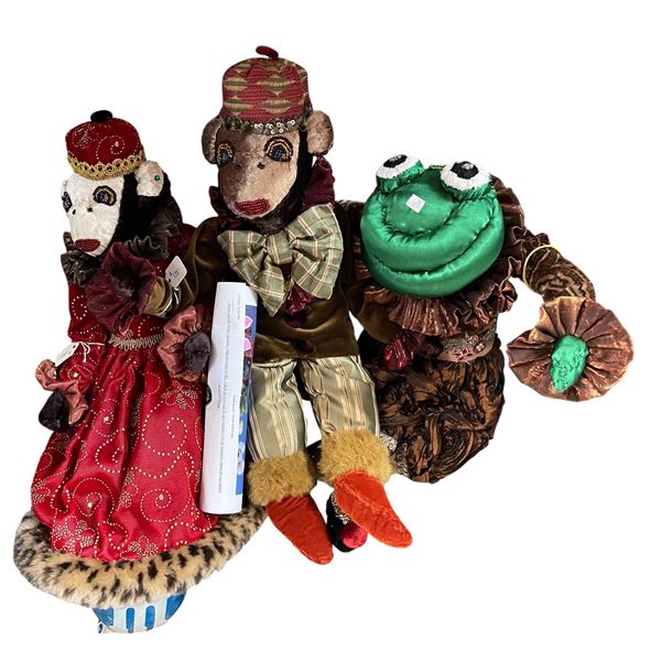 3x Vintage Circle Craft "Toads World Dolls" By Diane Jordens