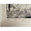 Image 2 : 1980-1981 Artist Signed L.E.P. 12/25 "Angel Struggling With Unknown (Self Portrait) State II