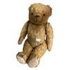 Image 1 : Antique Straw Filled Articulating Bear (Emits Noise When Head Moves)