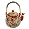Image 2 : Vintage Asian Painted Teapot, Teacup, 2x Saucers, & Changzhou Combs