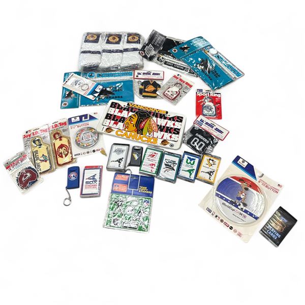 Large Collection OF Sports Memorabilia: San Jose, Blue Jays, Jets, & More