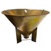 Image 1 : Vintage Brass Chicken Feeder